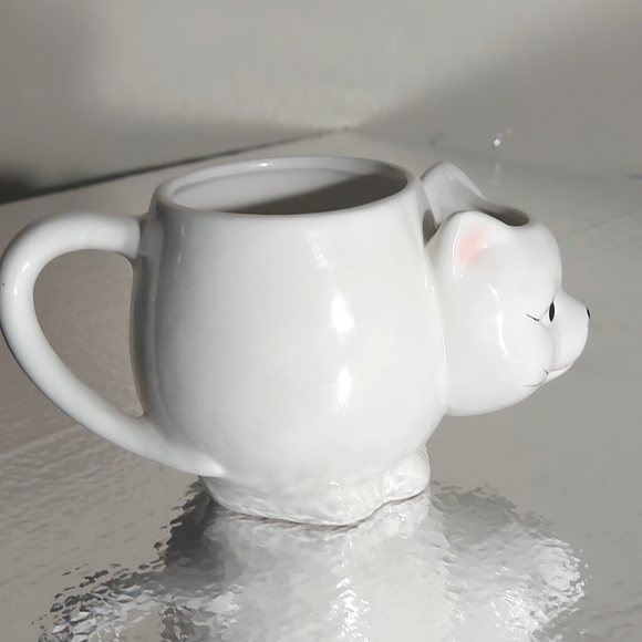 Cat Mug Urban Outfitters Tea Cup with Tea Bag Holder Feline - Picture 2 of 6